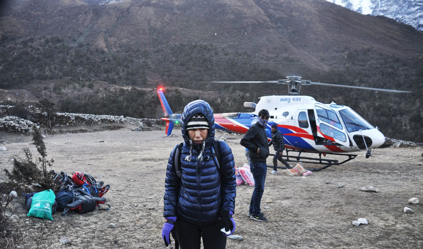 Everest base camp helicopter tour