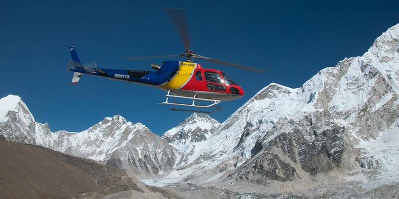 everest base camp helicopter landing tour