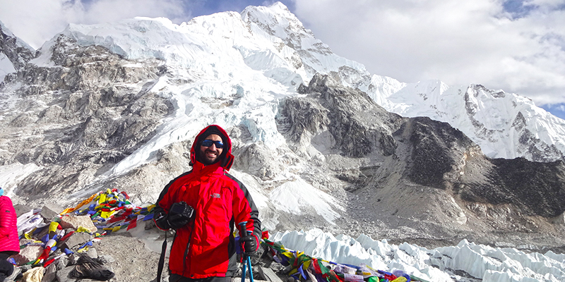 everest base camp 5364 meters, everest base camp trekking in nepal 