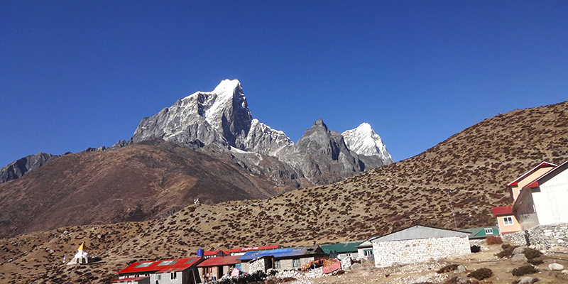 everest base camp trek, labuche village 4950 meter 