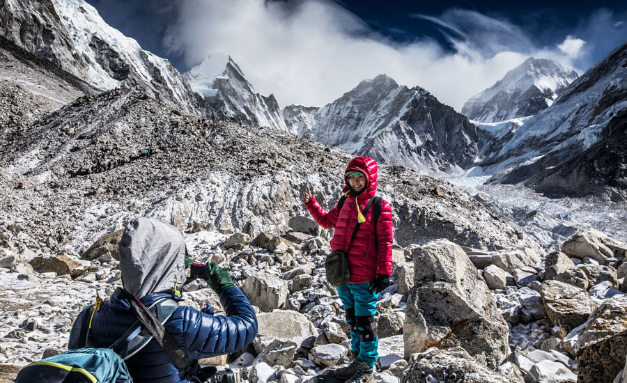 Everest base camp trek