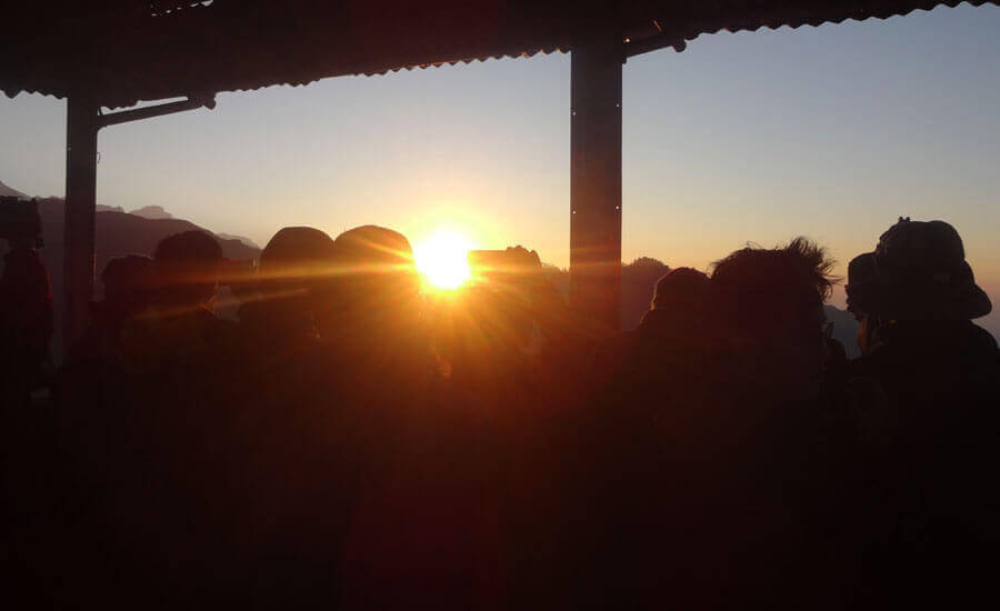 Annapurna sunrise view trek