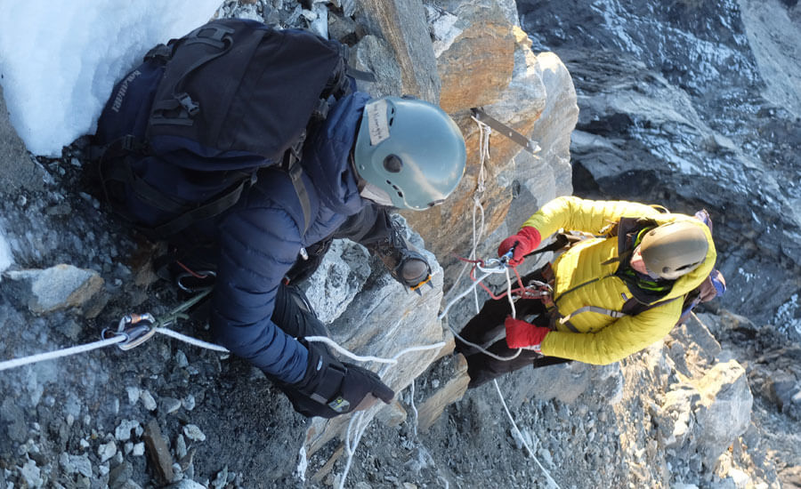 Chulu west peak climbing