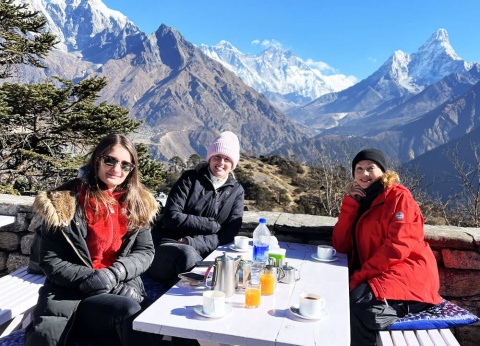 breakfast at hotel everest view