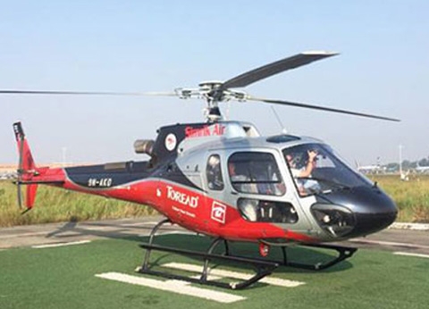 Kathmandu Lukla, Lukla Kathmandu Helicopter Flight